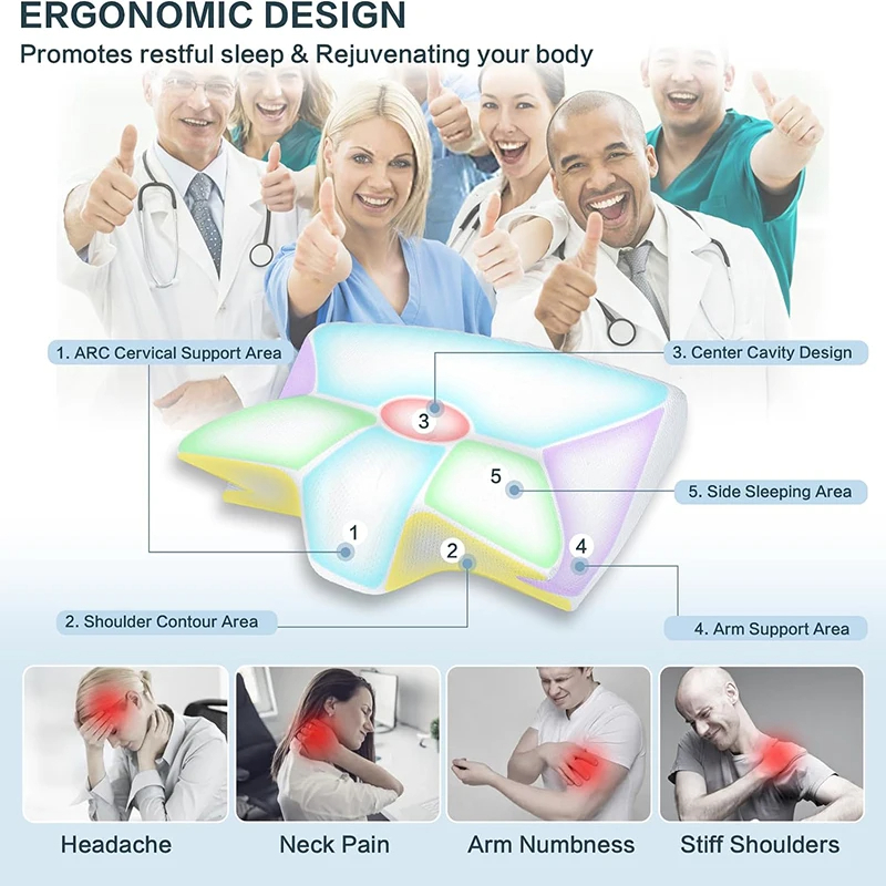 Memory Foam Contour Neck Pillow