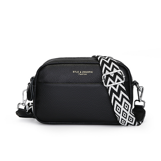 Women's First Layer Leather Crossbody Bag — One-Shoulder Fashion Handbag