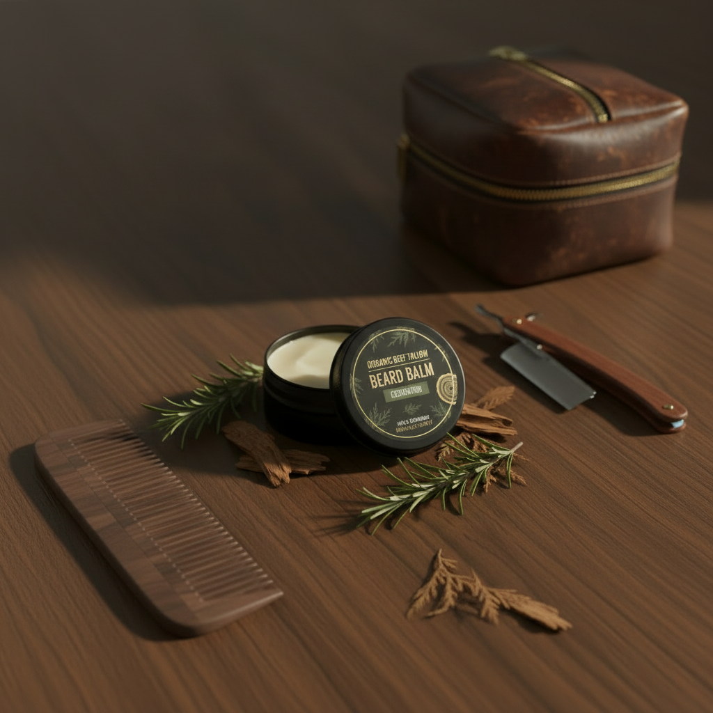 Beard Balm Routine