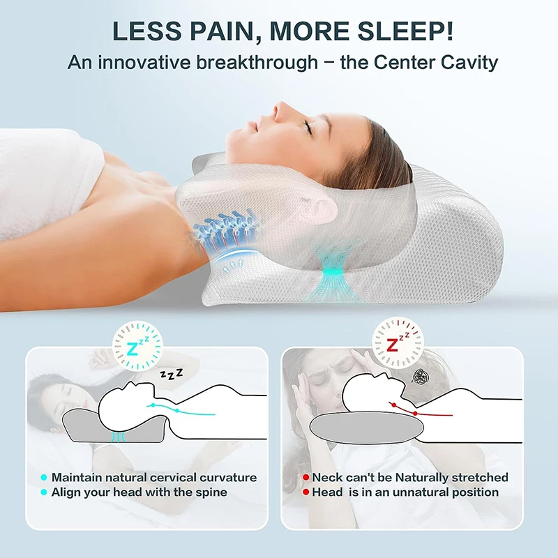 Memory Foam Contour Neck Pillow