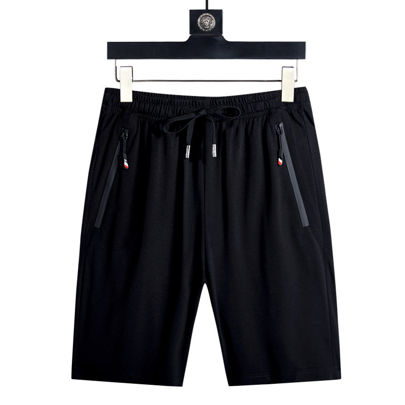 Men's Lightweight Running Shorts — Quick-Dry Beach & Gym Five-Point Pants