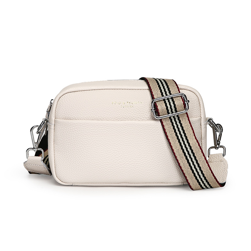 Women's First Layer Leather Crossbody Bag — One-Shoulder Fashion Handbag
