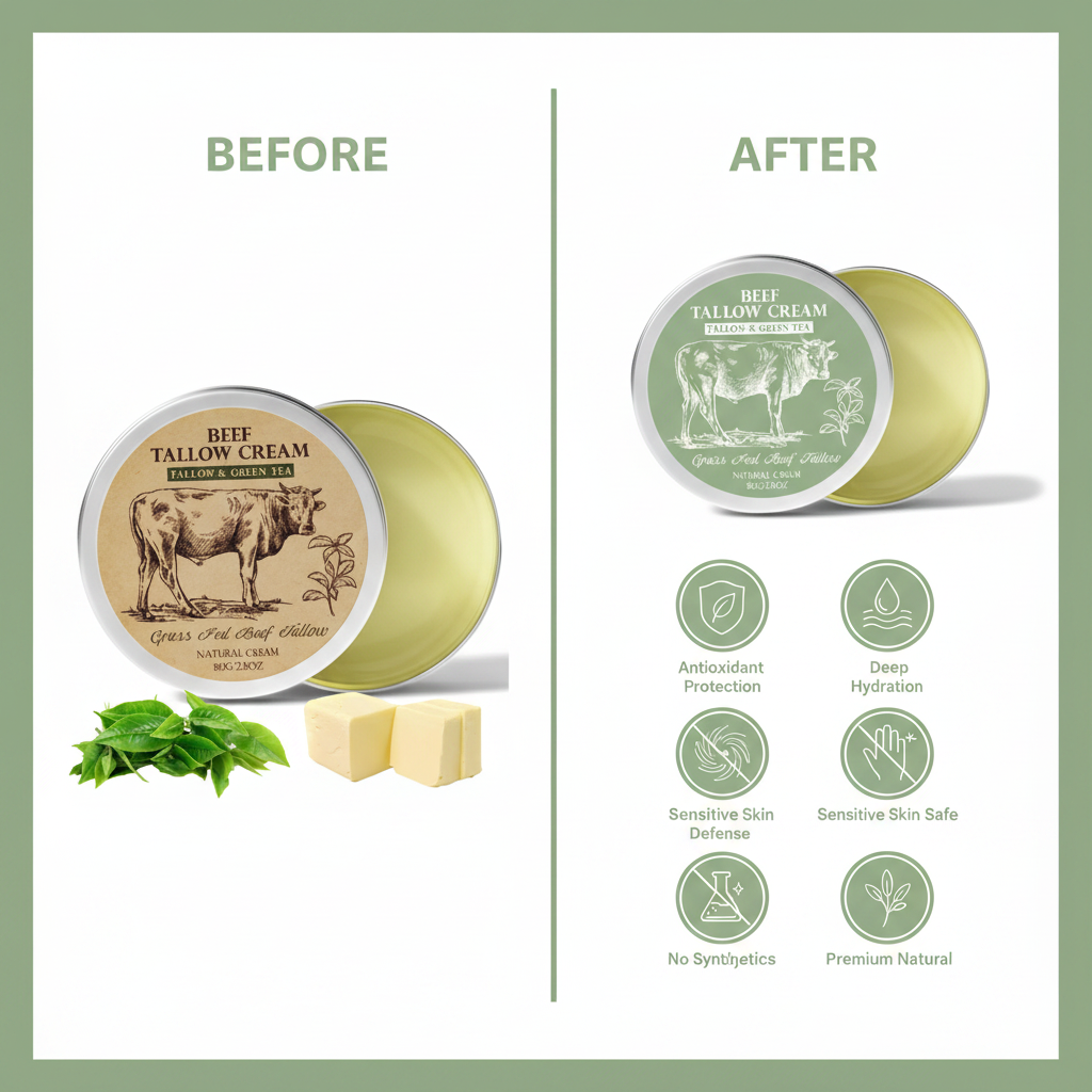 Green Tea Balm Infographic