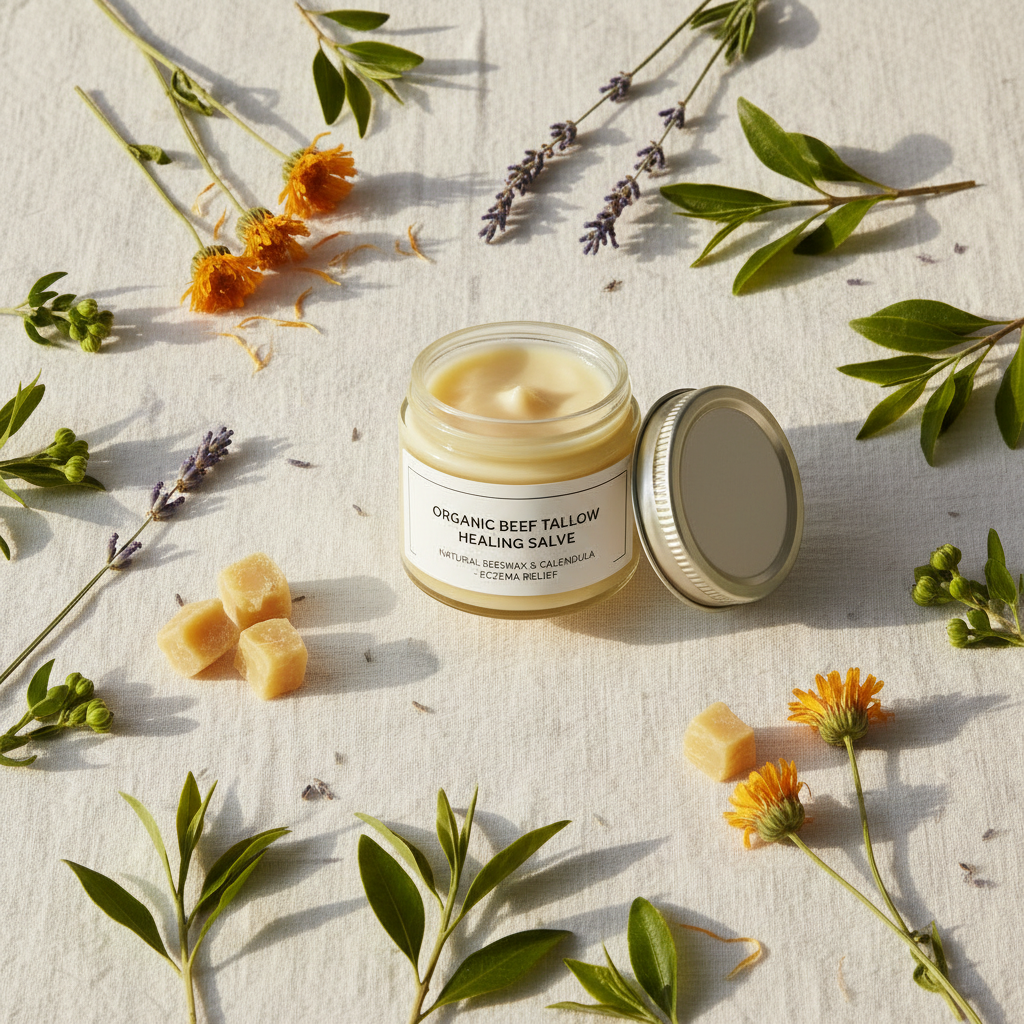 Healing Salve Flat Lay