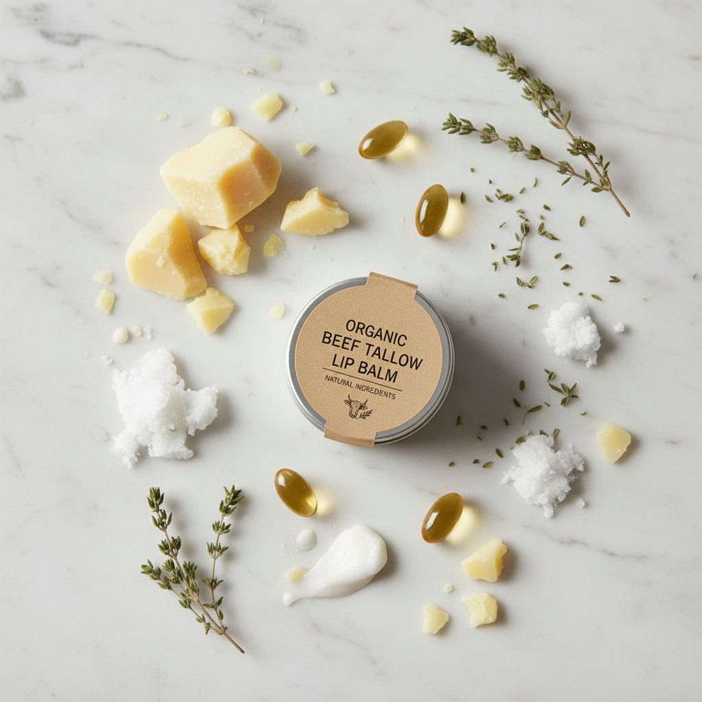 Lip Balm Flat Lay